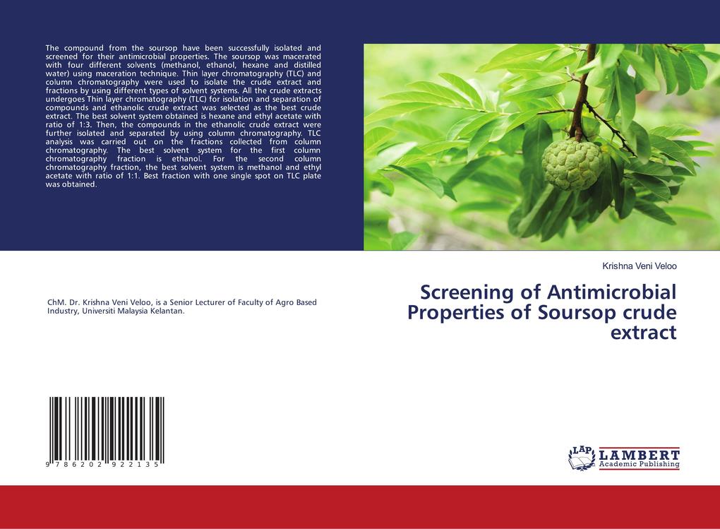 Screening of Antimicrobial Properties of Soursop crude extract