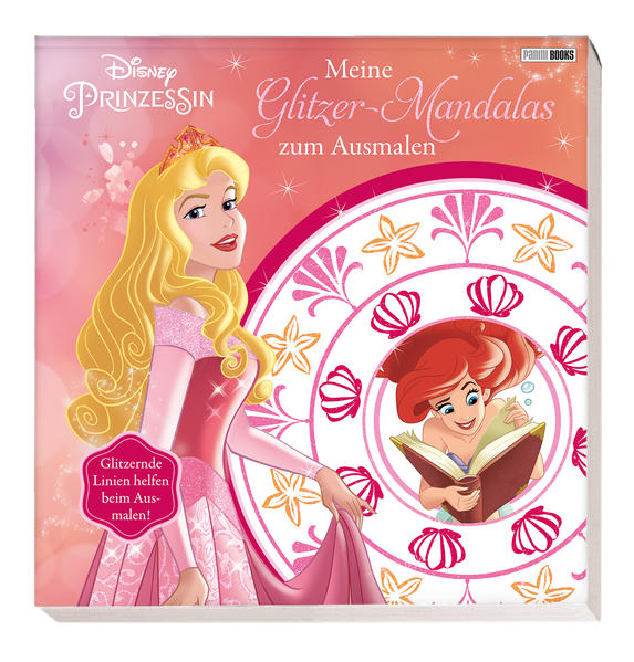 Image of Disney Prinzessin: Meine Glitzer-Mandalas zum Ausmalen