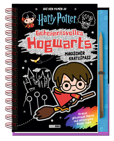 Image of Aus den Filmen zu Harry Potter: Geheimnisvolles Hogwarts: Magischer Kratzspaß (mit Kratzstift)