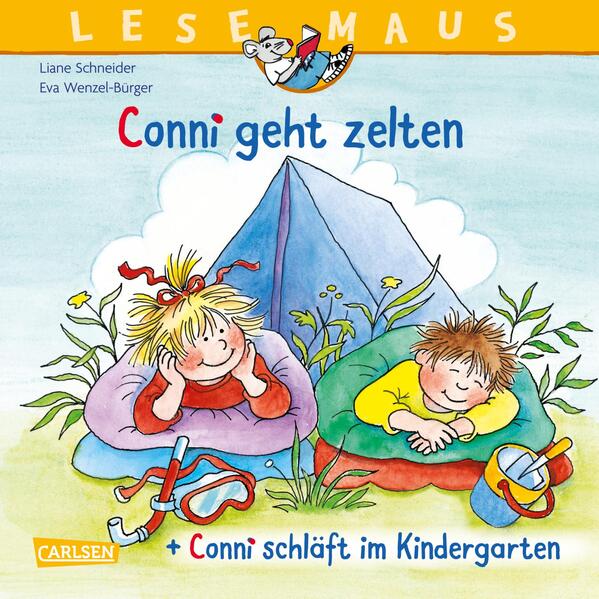 LESEMAUS 205: Conni geht zelten + Conni schläft im Kindergarten Conni Doppelband