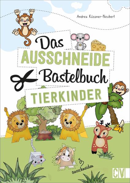 Image of Das Ausschneide-Bastelbuch Tierkinder