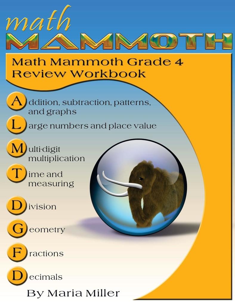 Math Mammoth Grade 4 Review Workbook