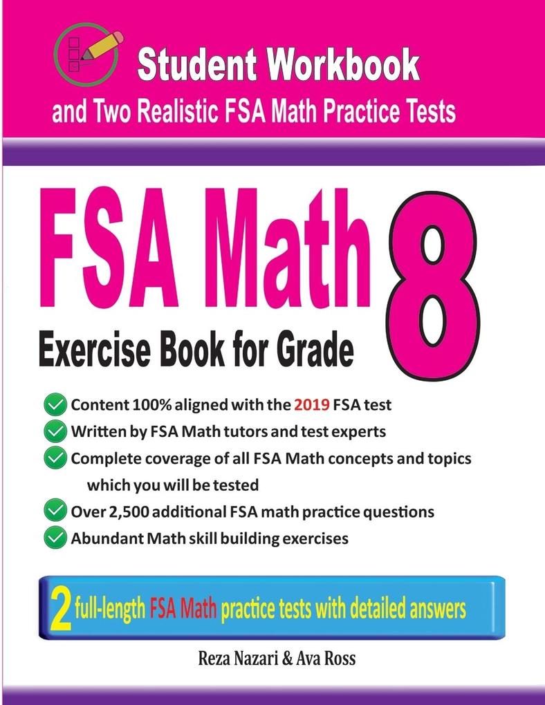 FSA Math Exercise Book for Grade 8