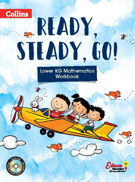 Ready Steady and Go-LKG Maths Workbook