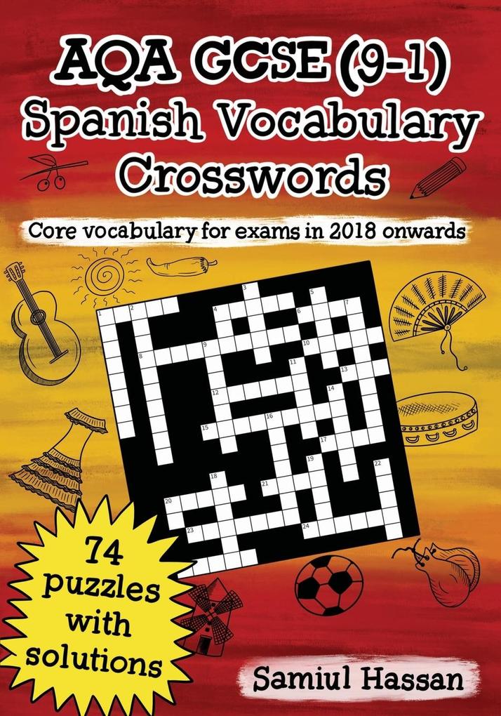 AQA GCSE (9-1) Spanish Vocabulary Crosswords