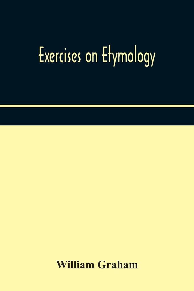Exercises On Etymology