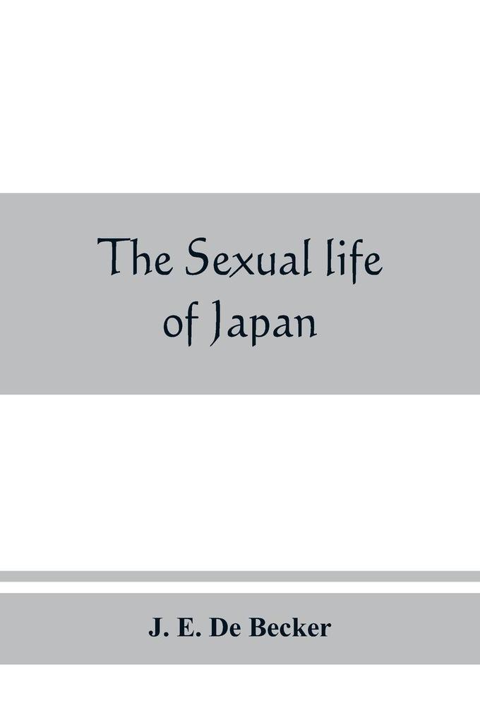 The sexual life of Japan