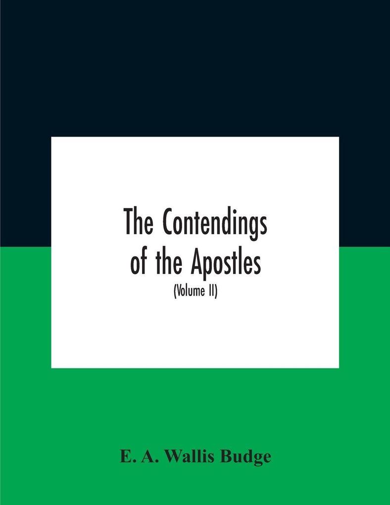 The contendings of the Apostles