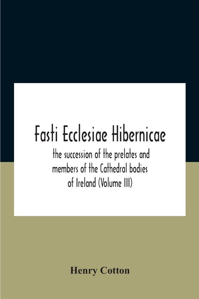 Fasti Ecclesiae Hibernicae