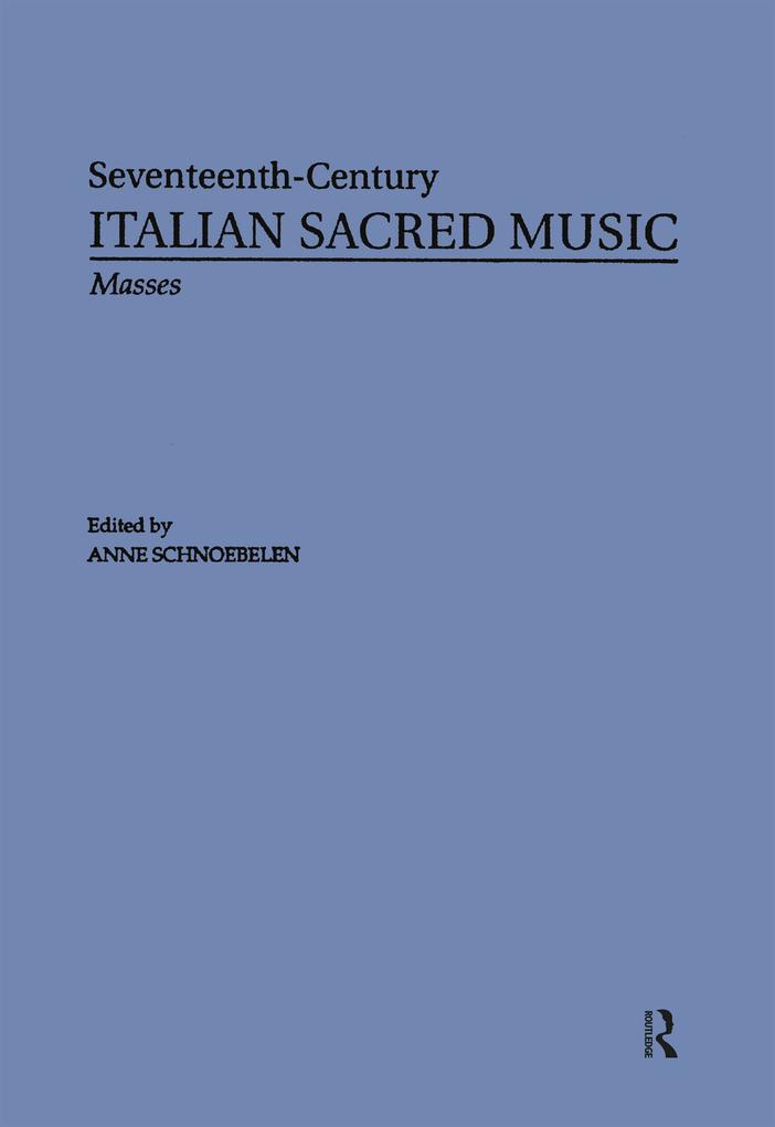 Masses by Giovanni Rovetta Ortensio Polidori Giovanni Battista Chinelli Orazio Tarditi