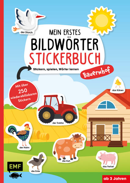 Image of Mein erstes Bildwörter-Stickerbuch - Bauernhof