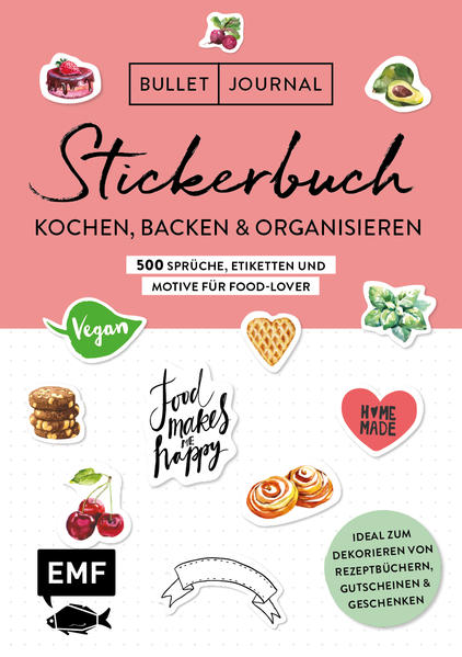 Image of Bullet Journal - Stickerbuch: Kochen Backen & Organisieren