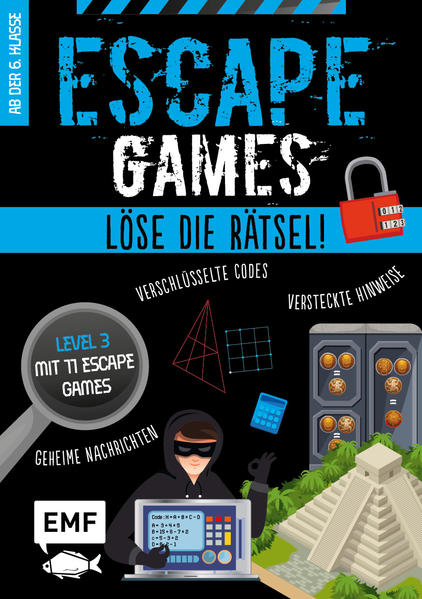 Image of Escape Games Level 3 (blau) - Löse die Rätsel! - 11 Escape Games ab der 6. Klasse