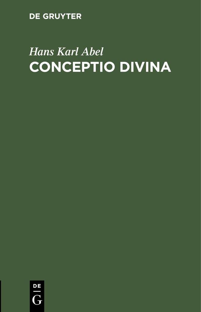 Conceptio divina