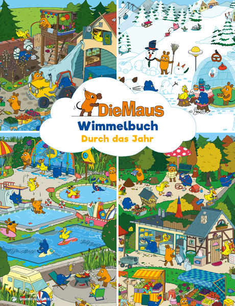 Image of Die Maus Wimmelbuch - Durch Das Jahr, Pappband