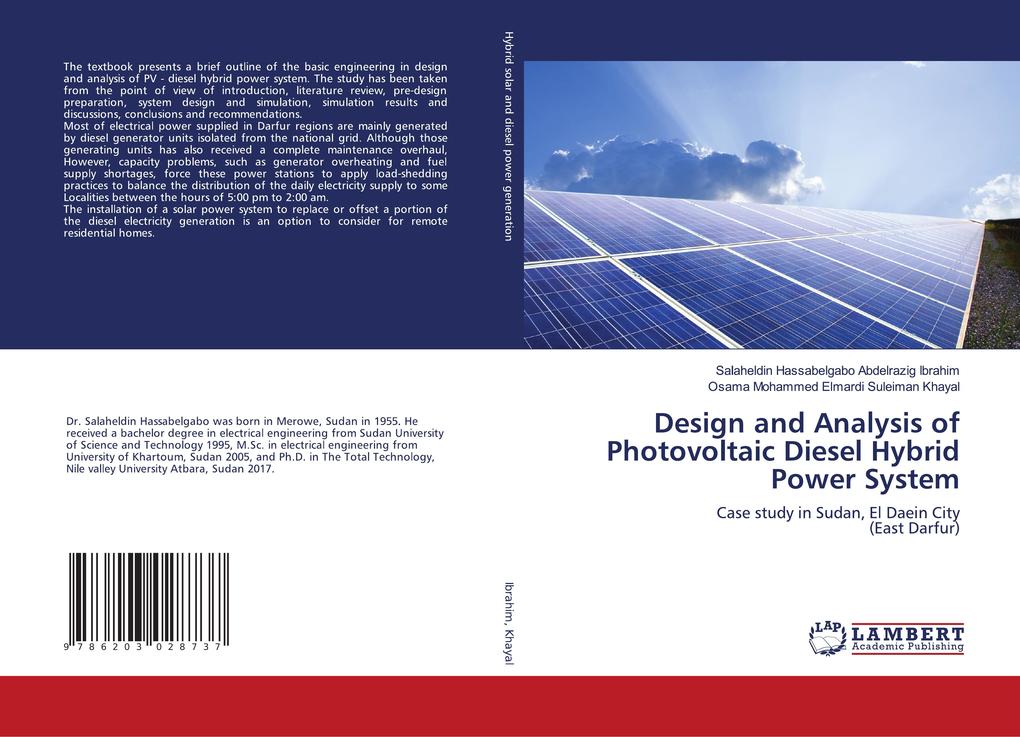  and Analysis of Photovoltaic Diesel Hybrid Power System