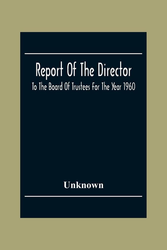 Report Of The Director
