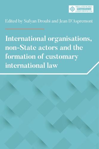 International organisations non-State actors and the formation of customary international law