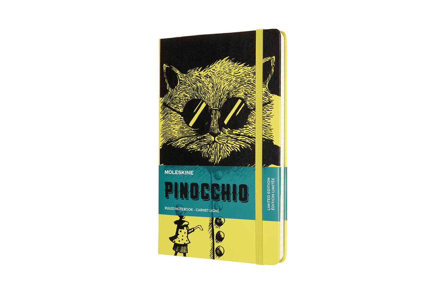 Image of Moleskine Notizbuch - Pinocchio Large/A5 Liniert Gebunden Katze