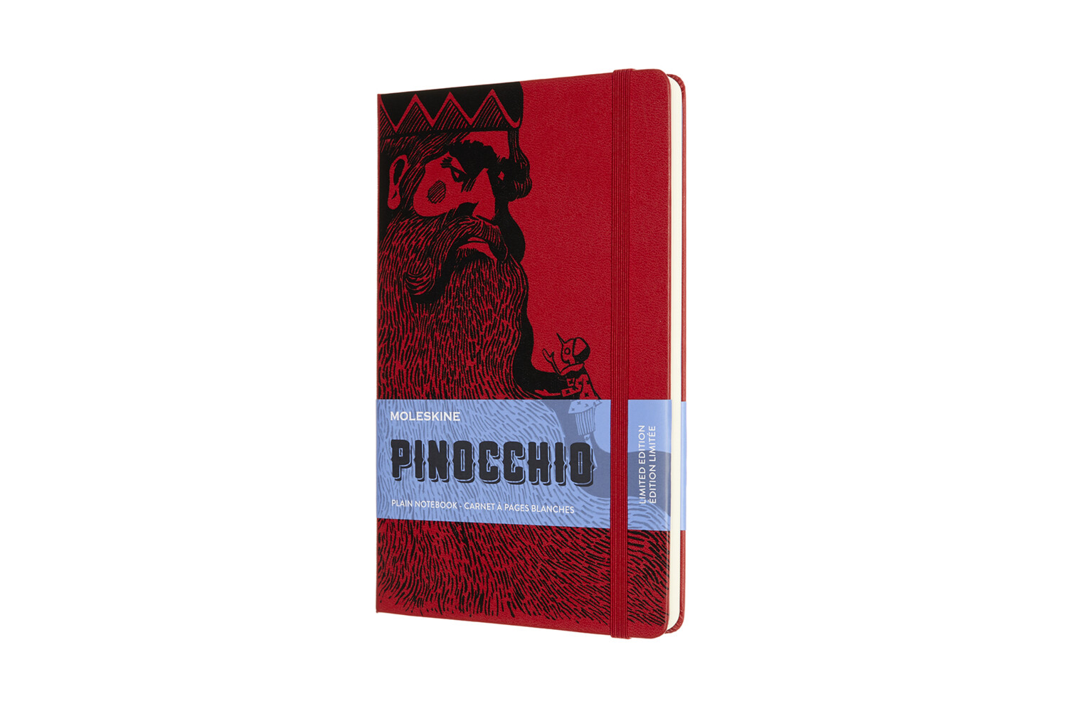 Image of Moleskine Notizbuch - Pinocchio Large/A5 Blanko Gebunden Mangiafuoco