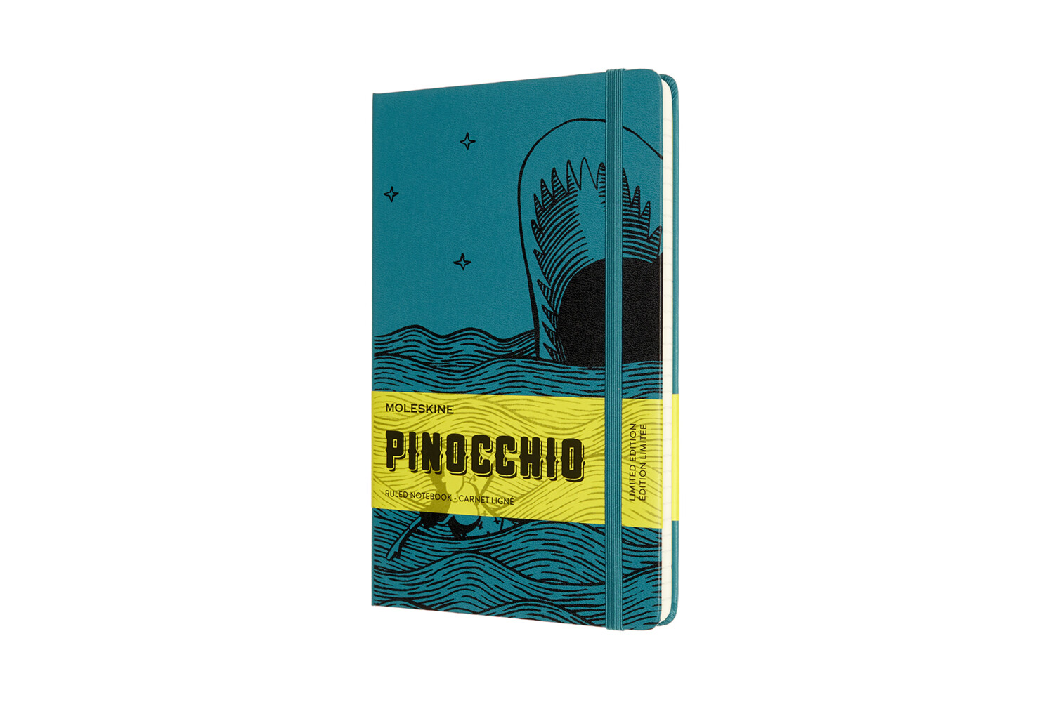 Image of Moleskine Notizbuch - Pinocchio Large/A5 Liniert Gebunden Walfisch