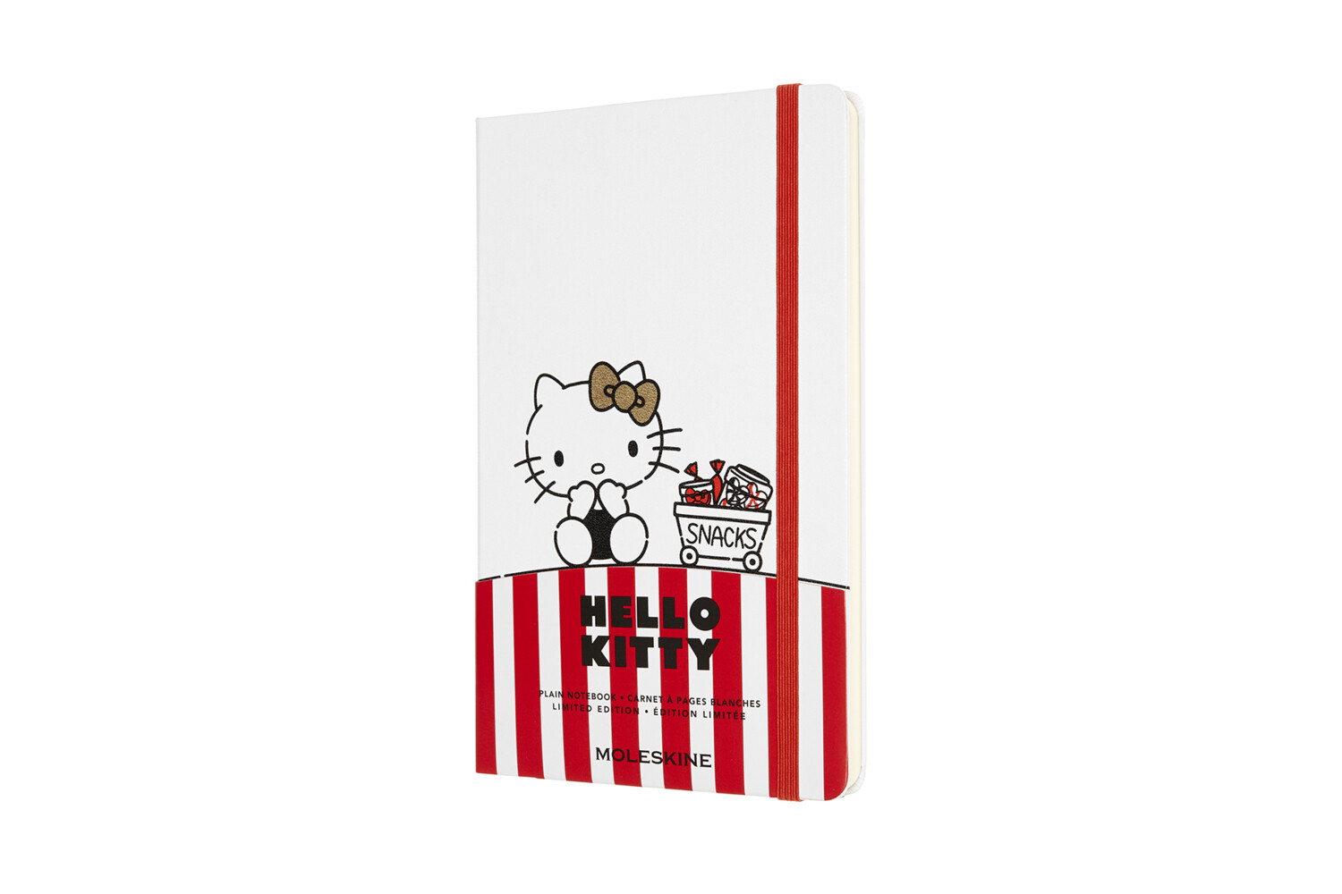 Image of Moleskine Notizbuch - Hello Kitty Large/A5 Blanko Geb Weiß