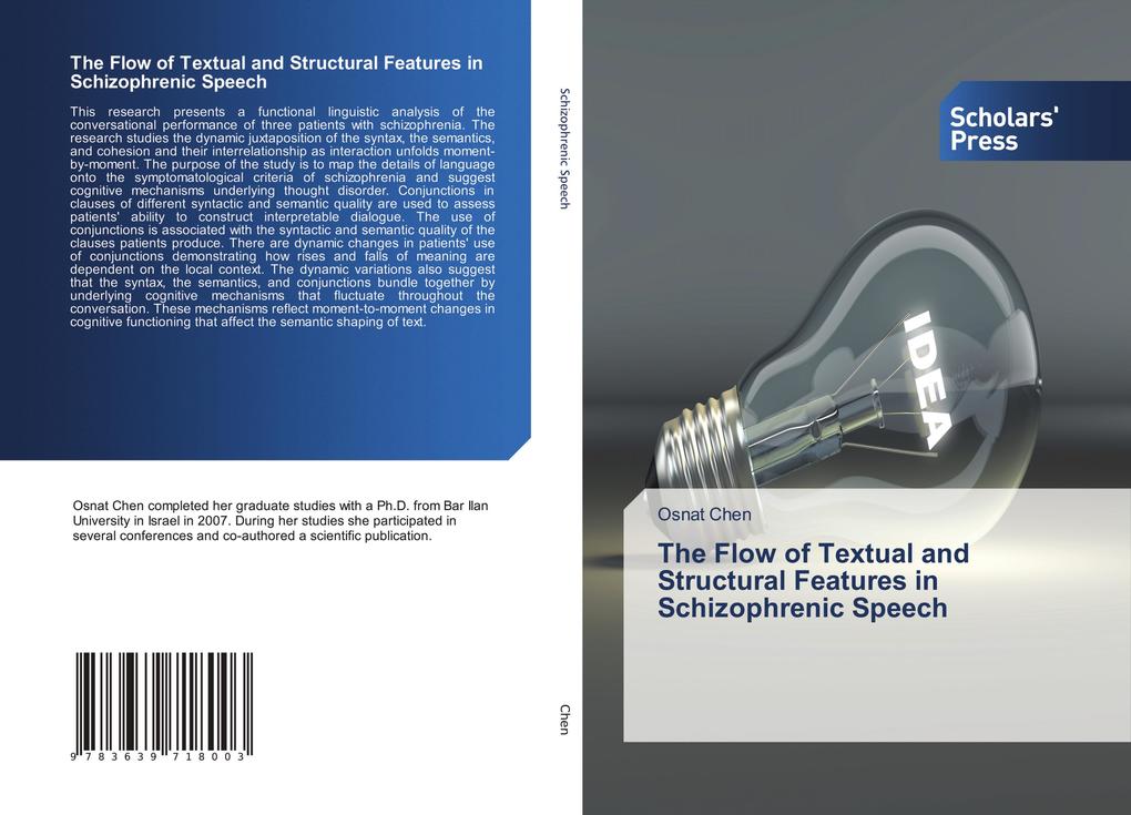 The Flow of Textual and Structural Features in Schizophrenic Speech