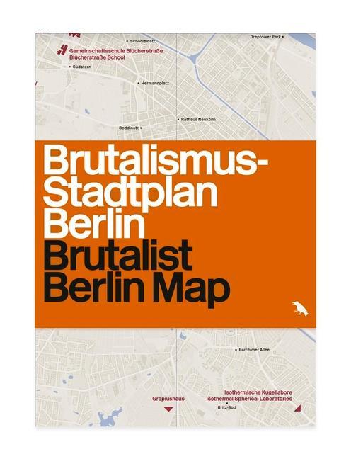 Blue Crow Media Brutalist Berlin Map