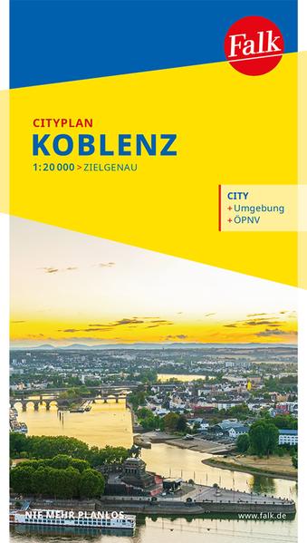 Falk Cityplan Koblenz 1:20.000