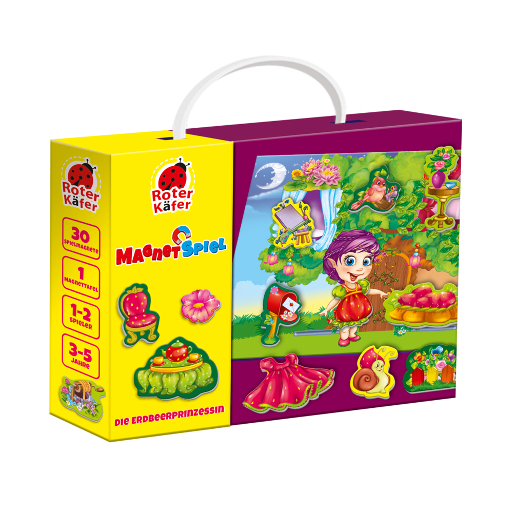 Image of Magnetspiel Die Erdbeerprinzessin (Kinderspiel)