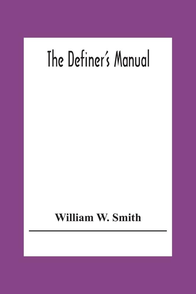 The Definer‘S Manual