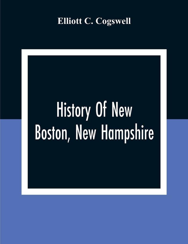 History Of New Boston New Hampshire