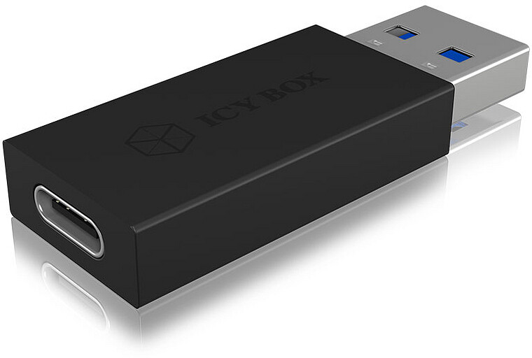RAIDSONIC ICY BOX USB 3.1 Type-A Stecker zu USB Type-C Buchse