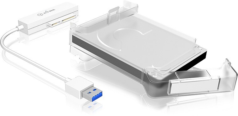 RAIDSONIC ICY 25‘‘ SATA HDD Adapterkabel + Schutzhülle USB 3.0