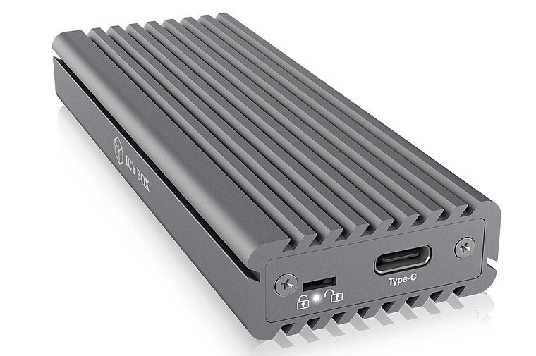 RAIDSONIC ICY BOX Externes USB Type-C Gehäuse für M.2 NVMe SSD