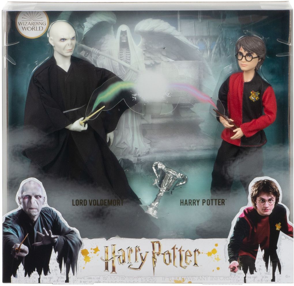 Image of Harry Potter Lord Voldemort & Harry Potter Puppen 2er-Pack