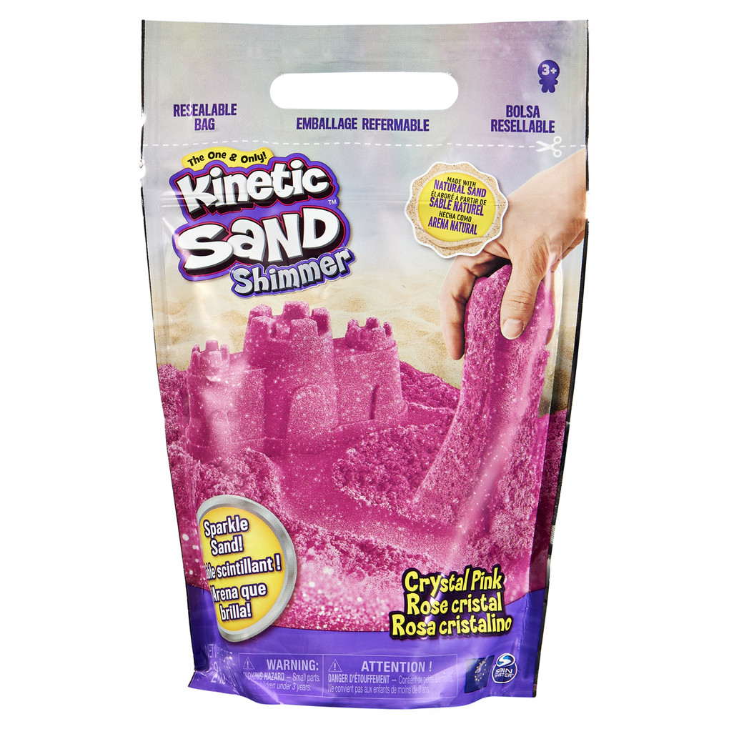 Image of Kinetic Sand Glitter Sand Pink