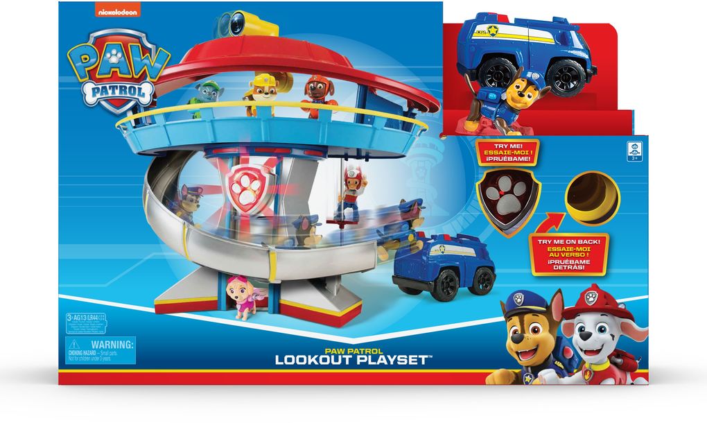 Image of Spin Master - Paw Patrol - Lookout Hauptquartier Spielset mit Chase