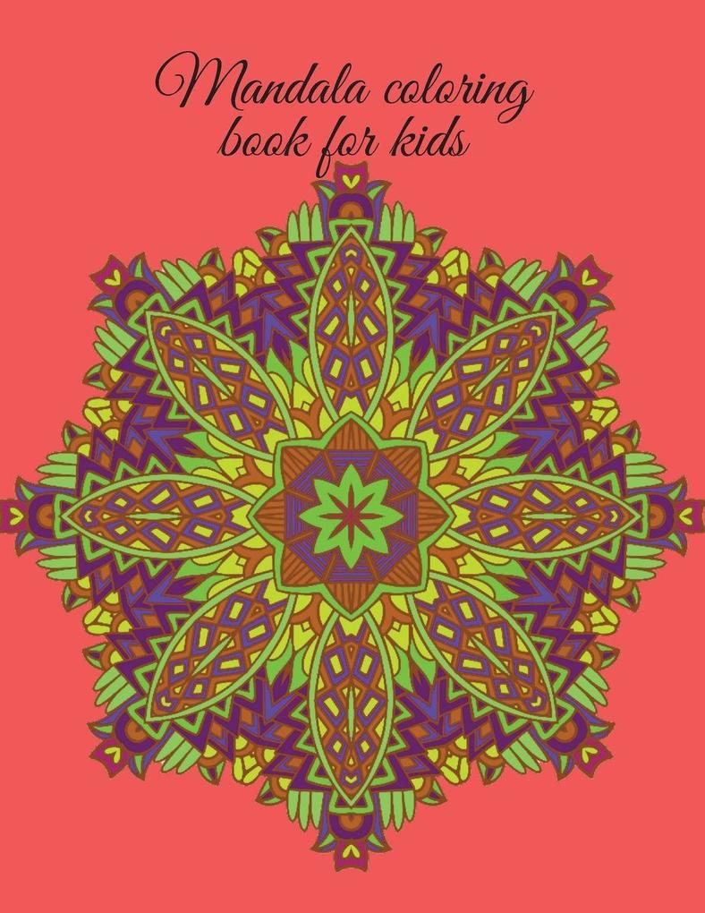 Mandala coloring book for kids