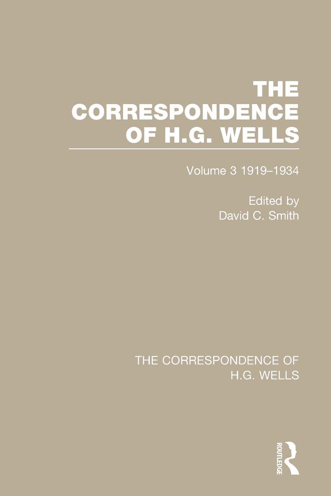 The Correspondence of H.G. Wells