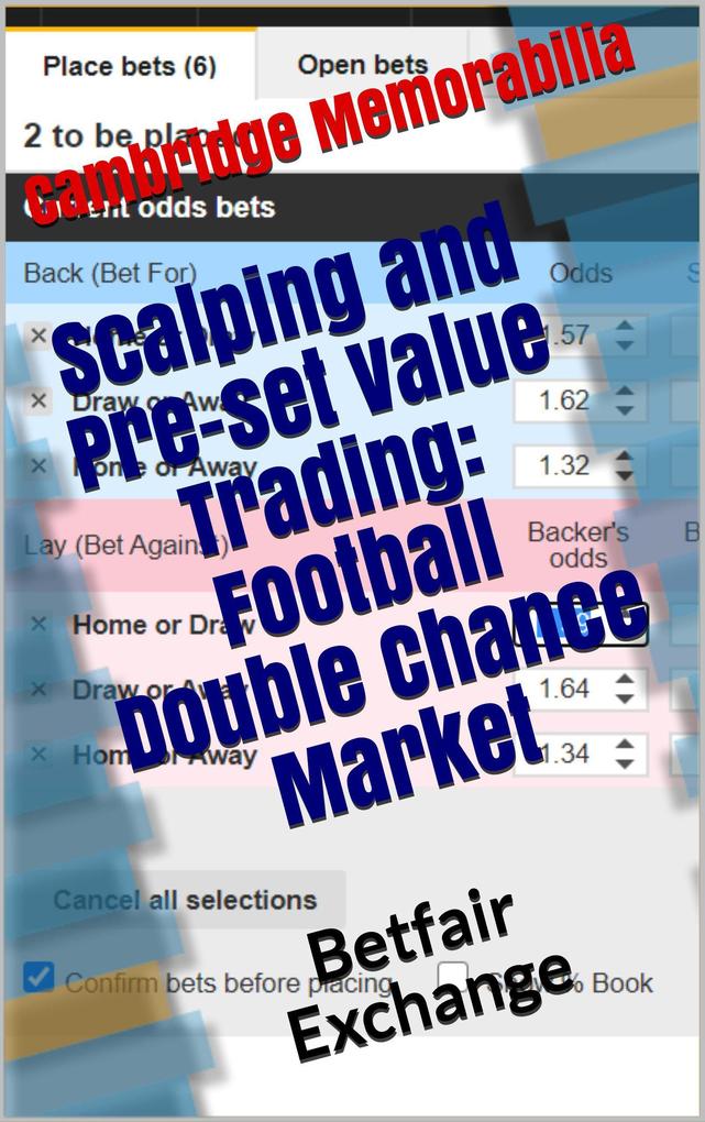 Scalping and Pre-set Value Trading: Football Double Chance Market - Betfair Exchange