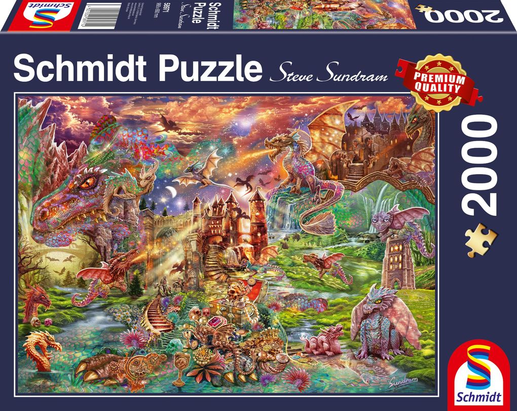 Image of Der Schatz der Drachen Puzzle 2.000 Teile