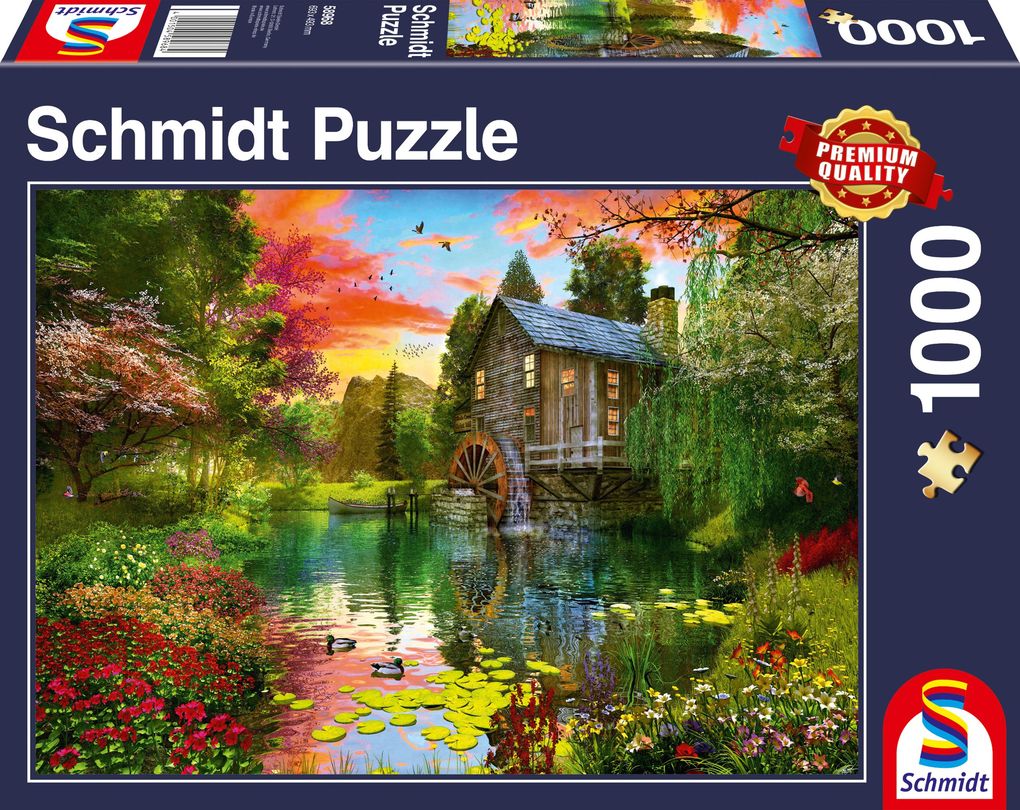 Image of Die Wassermühle Puzzle 1.000 Teile