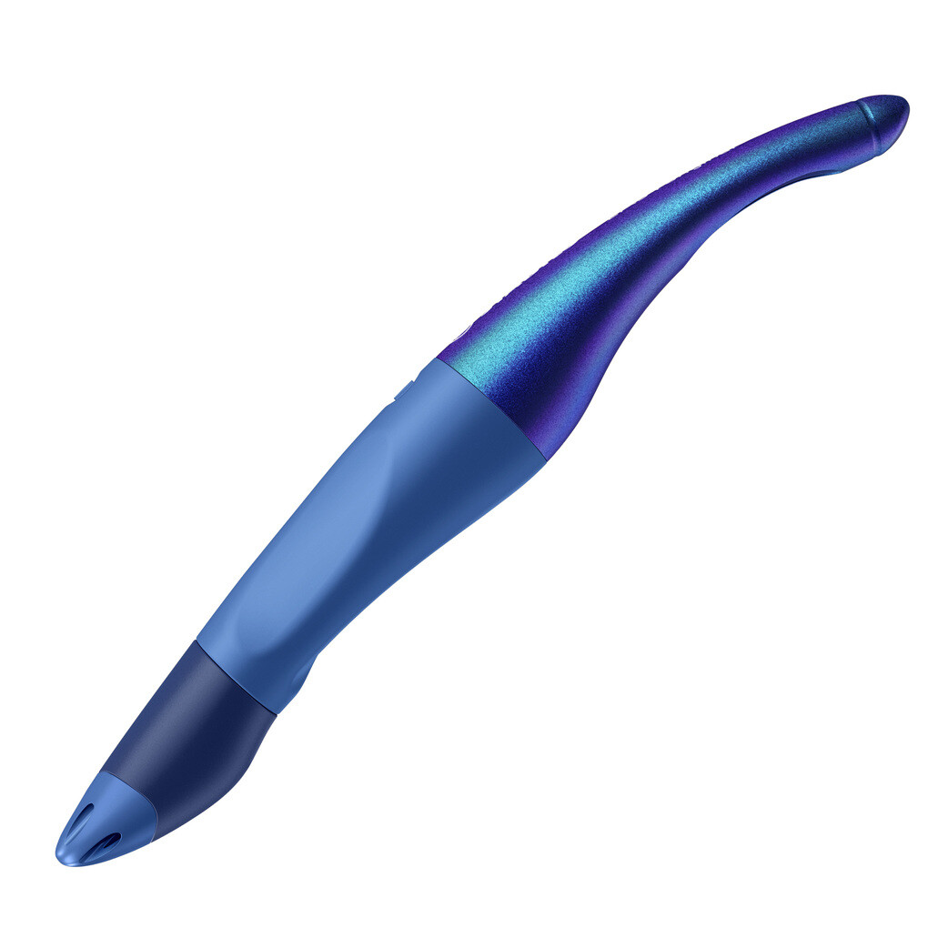Ergonomischer Tintenroller für Rechtshänder - STABILO EASYoriginal Holograph Edition in blau - Einz
