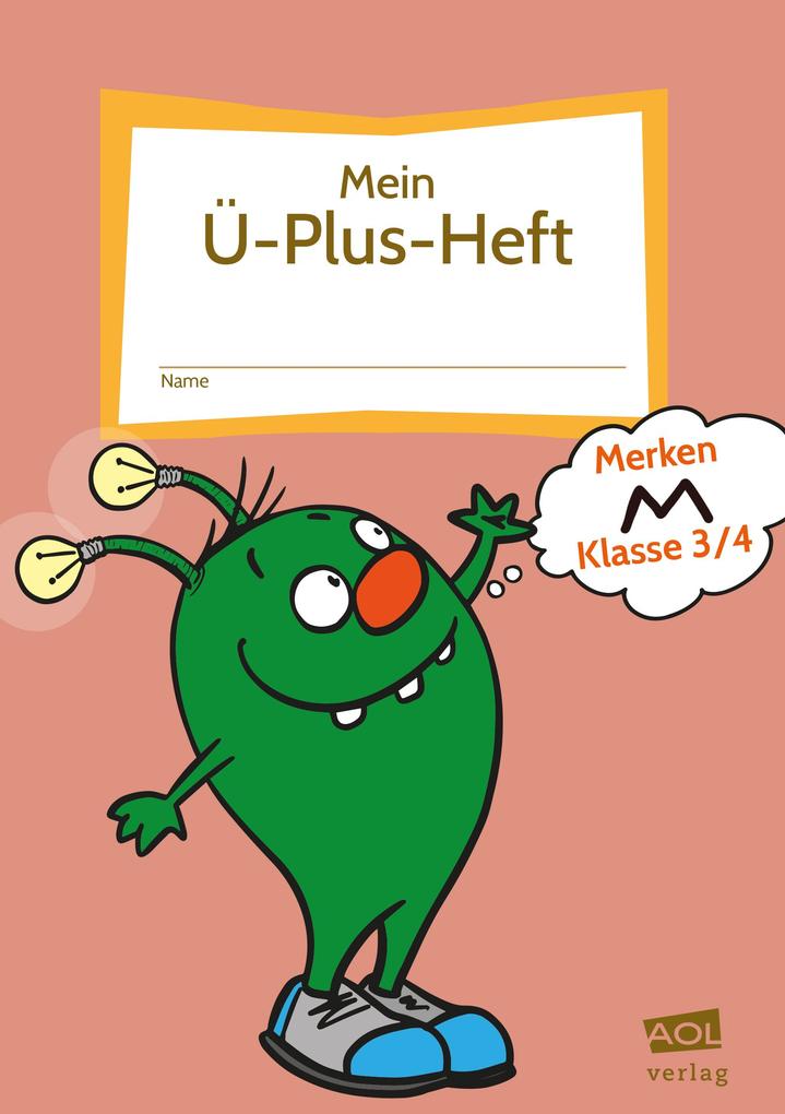 Image of Mein Ü-Plus-Heft: Merken - Klasse 3-4