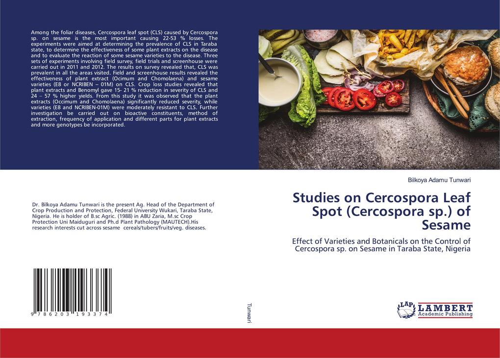Studies on Cercospora Leaf Spot (Cercospora sp.) of Sesame