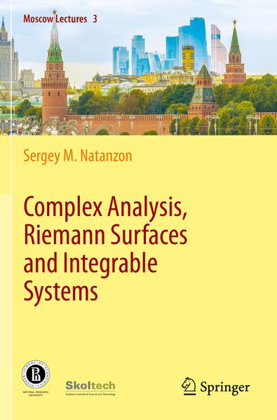 Complex Analysis Riemann Surfaces and Integrable Systems