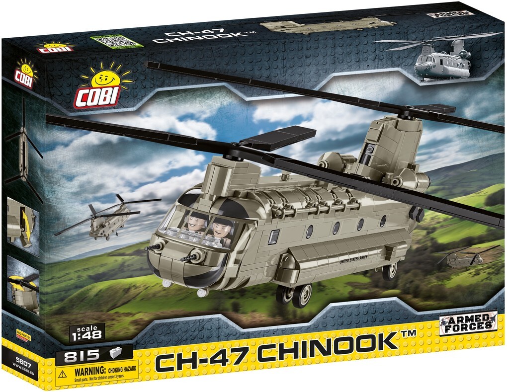 Image of COBI 5807 - HELI Ch-47 Chinook Hubschrauber 815 Bauteile