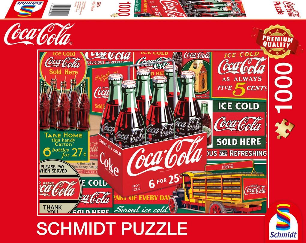 Schmidt Spiele - Coca Cola - Klassiker 1000 Teile