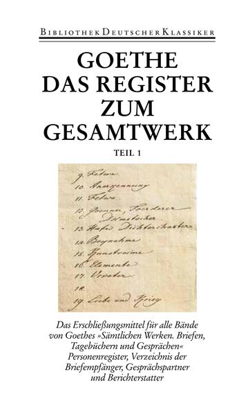 Sämtliche Werke. Briefe Tagebücher und Gespräche. Vierzig Bände 2 Teile - Johann Wolfgang von Goethe